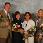 The 2009 Winners' Circle Award Winners! From left to right: Tay Waltenbaugh (Seton Hill University Entrepreneurial Excellence Award), Autumn DeLellis (YWCA Rising Star Award), Barbara VanKirk (ATHENA Award) and Linda Austin (Community Service Award)